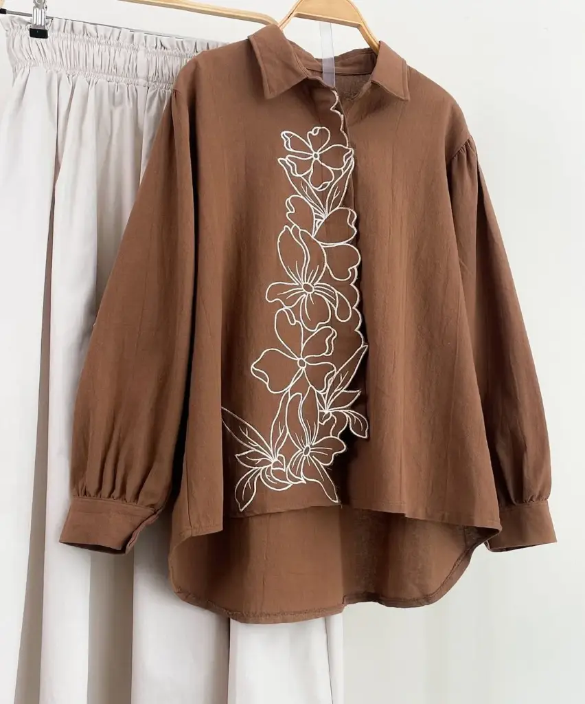 Brown - Women's Luxury Shirt