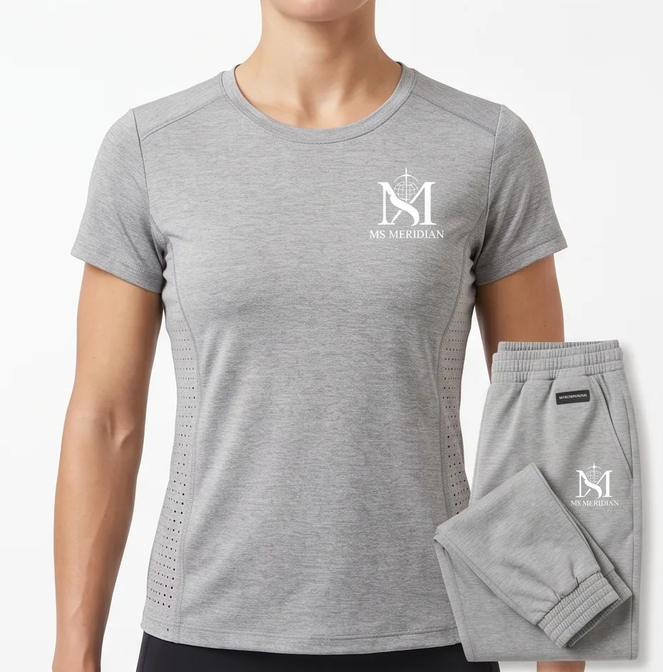 Heather Grey Women's Signature T-Shirt + Jogger Set