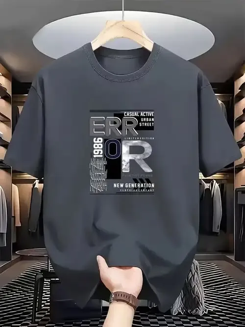 Grey Tshirt - Urban Streetwear Charcoal Tee